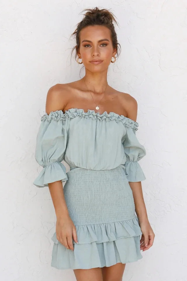 She Ruffle Dress