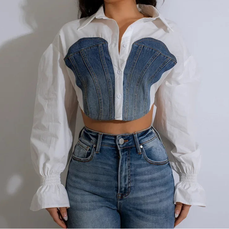 Ruched Crop Top